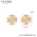 95557 Top selling product wholesale beautiful flower stud earring daily wear gold earrings